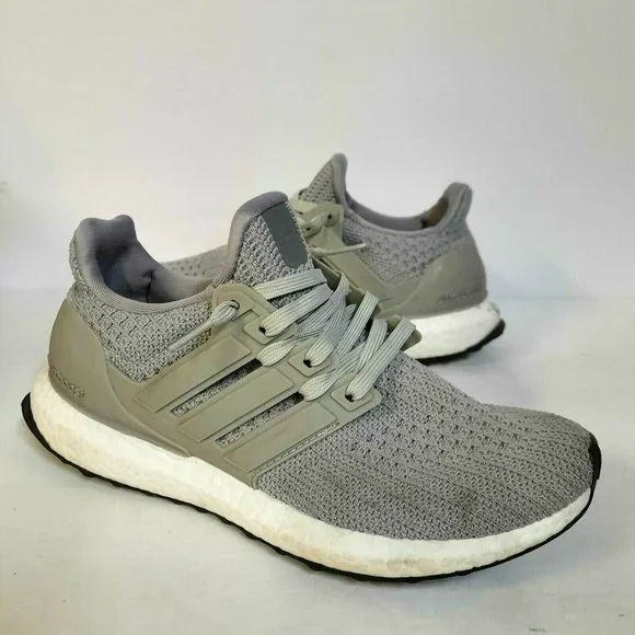 Adidas UltraBoost 4.0 Womens 6.5 Shoes Sneakers Grey White BB6150 Running Gym